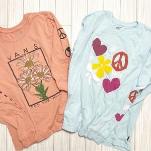 Girl's Vans Long Sleeve Shirts